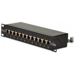 DN91512S_Cat 5e Patch Panel, shielded, 12-port 15687